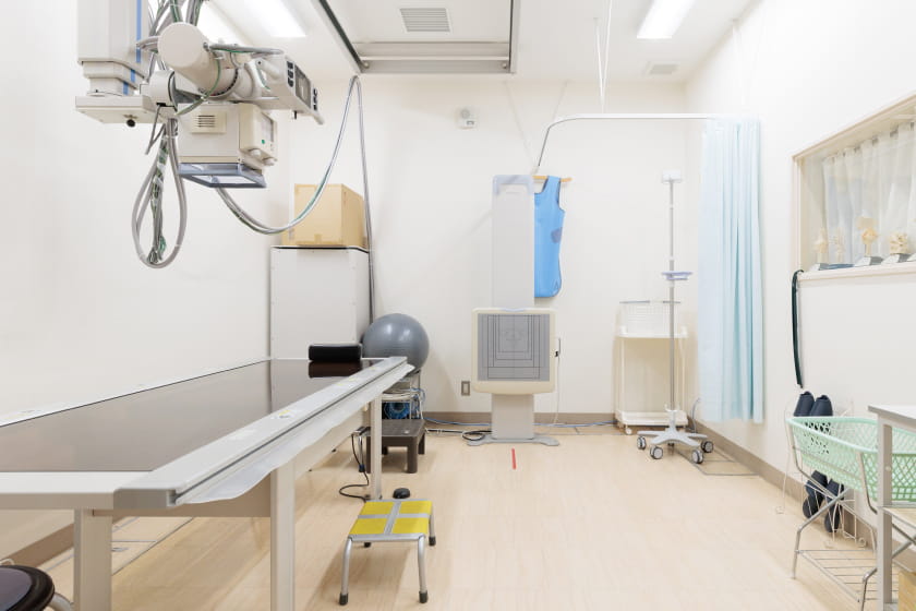 最新式のレントゲン装置